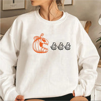 Fern - Langärmeliges Sweatshirt – Weiß