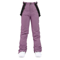 Unisex-Skihose mit Trägersystem | wintertauglich – Lila