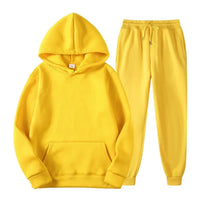 Erik | Sportiver Herren-Track­suit – Gelb