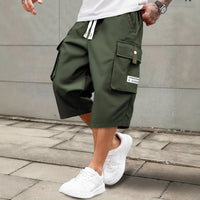 Chicago™ Cargo-Shorts mit bequemem Sitz und verlängerter Länge – Grün
