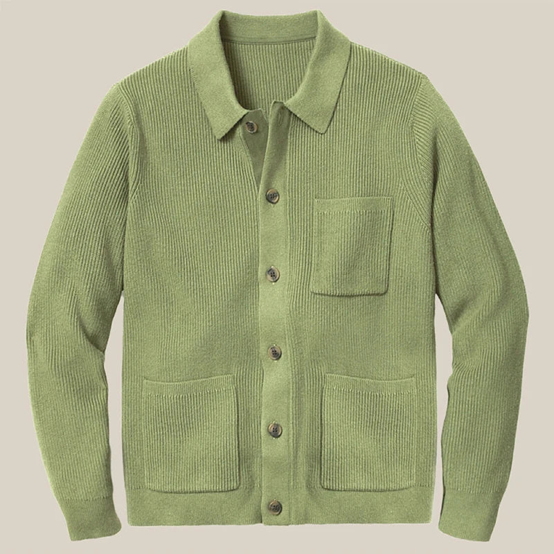 Olitreia | Warmer Strick-Cardigan für Herren