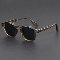 Tara | Vintage-Sonnenbrille mit kräftigem Rahmen – Grau