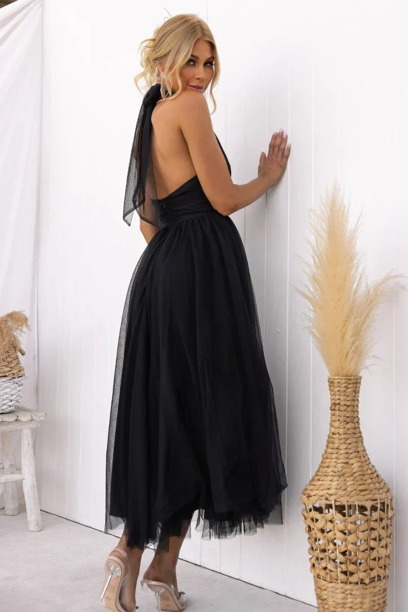 Sonya - Rückenfreies elegantes Sommerkleid