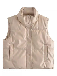 Elegante Damenweste | Winter – Beige