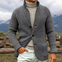 Jett - STRICKCARDIGAN IM GROBEN STRICKLOOK – Grau