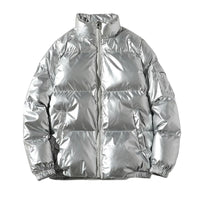 Herren Winter Daunen Jacke | Oberbekleidung – Silber