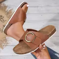 Naomi | Dicke Orthopädische Sandalen™ – Braun