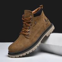 Elegante Lederstiefel – Braun