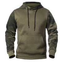 Peter | Herren Tarnfarben-Hoodie – Grün