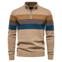 Neuhaus | Stilvoller Pullover mit Stehkragen – Khaki