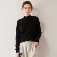 Livia Cashmere Sweater – Schwarz