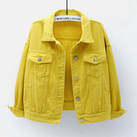 Gelbe Jeansjacke – gelb