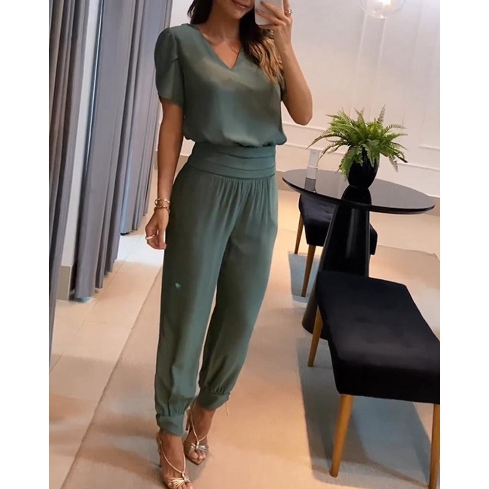 Mathilda Trendiges Set aus Bluse und Hose