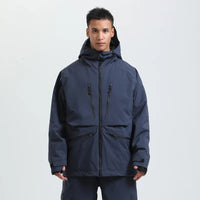 Unisex-Skijacke für Wintersport | funktionale Ausführung – Marine