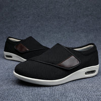 Heidi-Mode | Diabetische Komfortschuhe - Mit Verstellbaren Riemen – Schwarz