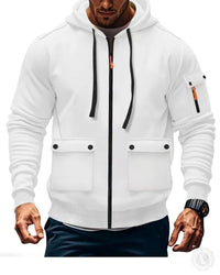 Meinrad® | Premium Robuste Militärjacke für Männer – weiß