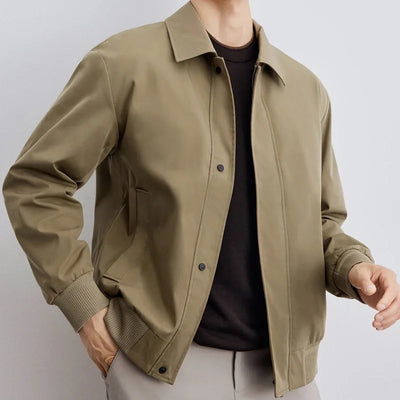 Lehmann Modehaus | Herren-Blousonjacke mit Reißverschluss und klassischem Kragen