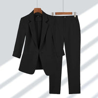 Elena | Luxuriöses Blazer-Set – Schwarz