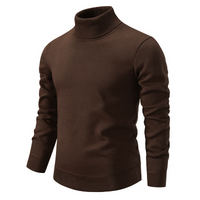 Rollkragenpullover Herren Elegant | Zeitloser Look – Braun