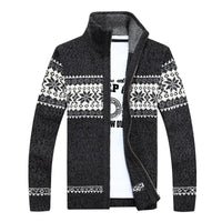 Jacob | Zip-Up Vintage Cardigan – Grau