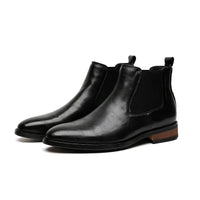 Chelsea-Stiefel im britischen Stil – Schwarz