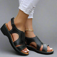 Thekla | Premium Sandalen für maximalen Komfort – Schwarz