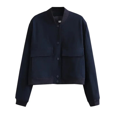 Blouson für Damen - Leichte Sommerjacken mit Knöpfen