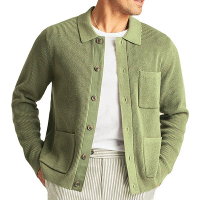 Olitreia | Warmer Strick-Cardigan für Herren