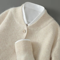 JOSEF - STRICKJACKE AUS KASCHMIR – Beige