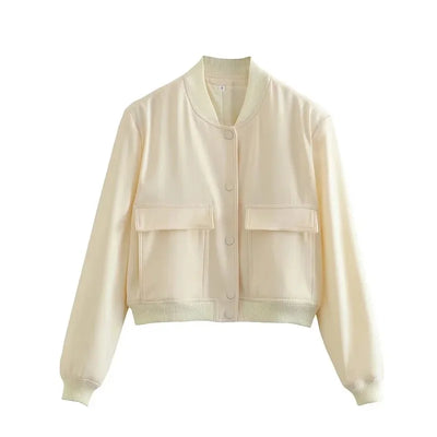 Blouson für Damen - Leichte Sommerjacken mit Knöpfen