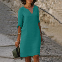 Heidi-Mode | Elegante Knielange Kleid – Grün