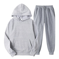 Erik | Sportiver Herren-Track­suit – Hellgrau