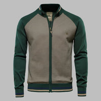 Luca Cardigan | Leichte Sommerstrickjacke für Herren – Grün