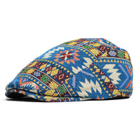 Lukas | Bunte Vintage Kappe im lässigen Retro Stil – Blau