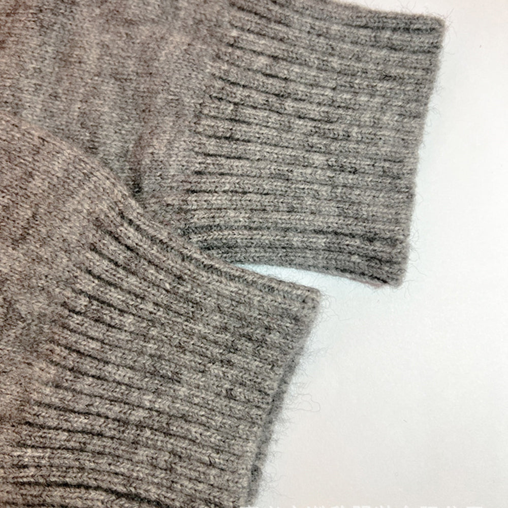 Lena Strickjacke - Drucktasche Winter-Kapuzen-Strickjacke