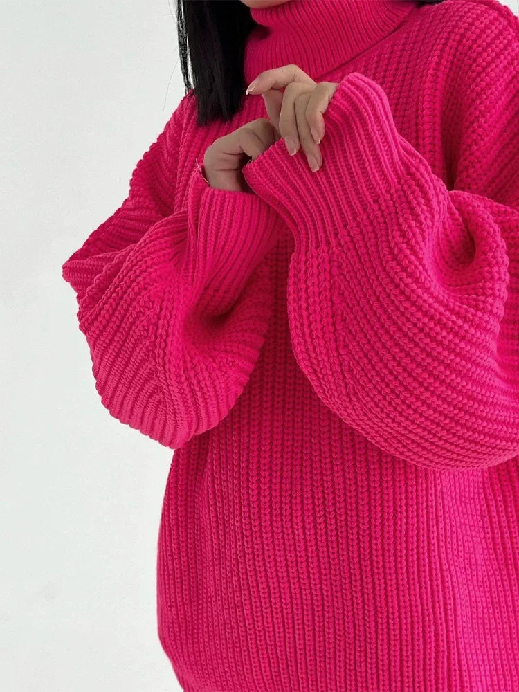 Reilaris | Damen Warmer Strickpullover für Herbst und Winter