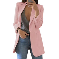 Damen-Blazer mit klarer Schnittführung | berufliche Ausrichtung – Rosa