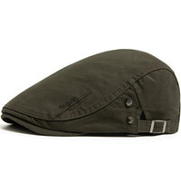 Beeckhoven™ | Vintage-Basecap mit Knoten-Design – Olivgrün