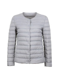 Eyaria | Leichte und warme Winterjacke für Damen – Grau