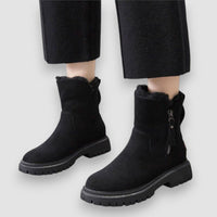 Jocelyn | Bequeme Winterstiefel – Schwarz