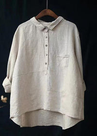 Laura™ | Schicke Bluse mit langen Ärmeln – Weiß