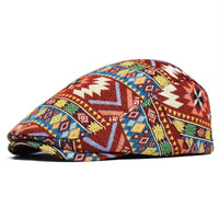 Paul – Bunte Vintage Kappe – Rot