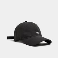 Unisex Baseballkappe Mit Breiter Krempe | Bedruckt – Schwarz