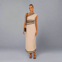 Evelin | Leichtes Maxikleid für den Alltag – Weiß