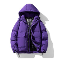 Ascentra | Wasserdichte Winterjacke mit Kapuze für Männer – Lila