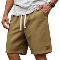 Garenix - Strukturierte Athleisure-Shorts – Camel