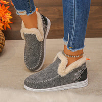 WinterEase™ Sneakers mit Handgefertigter Verarbeitung und Weichem Plüschfutter / Premium-Komfort mit Modernem Design! – Grau