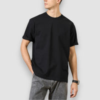 Limo | Cotton T-Shirt – Schwarz