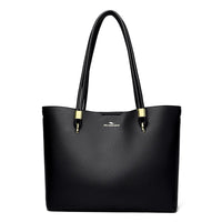 Maelie – Schultertaschen aus Leder – Schwarz