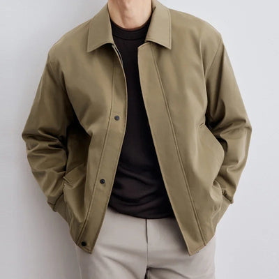 Lehmann Modehaus | Herren-Blousonjacke mit Reißverschluss und klassischem Kragen